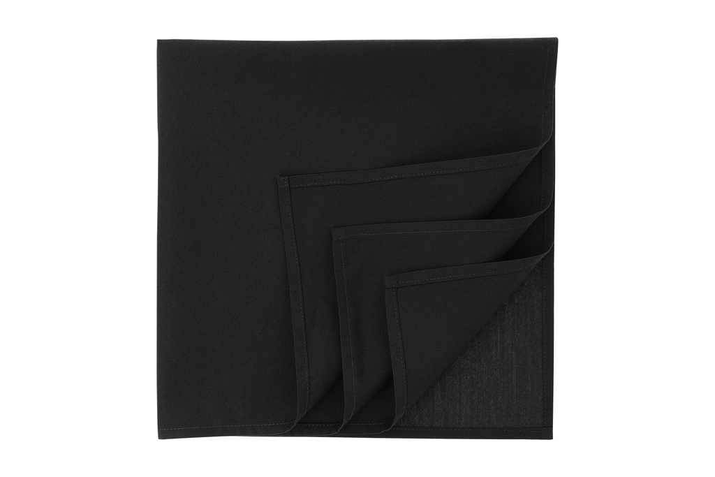 Bandana Klasyczna Poliester z Recyklingu AT371 - Black