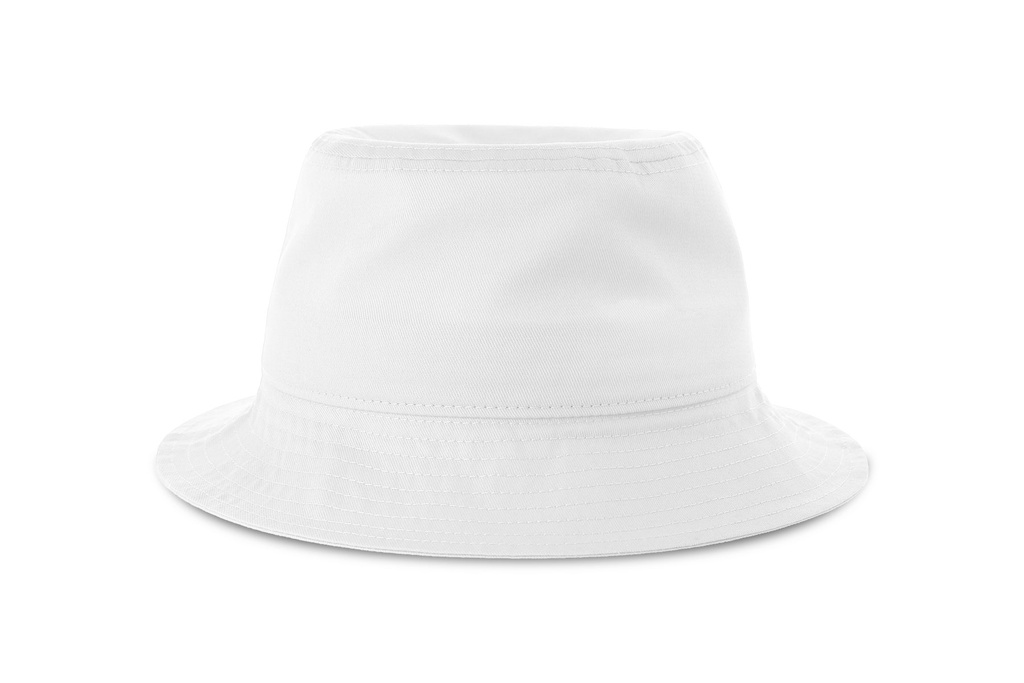 Bawełniany kapelusz bucket AT372 - White