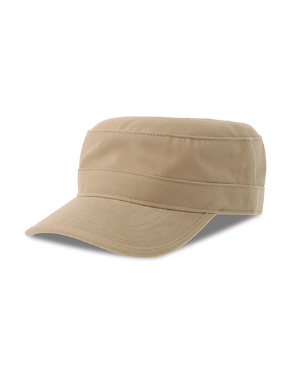 Czapka z Daszkiem Bawełna Organiczna Recykling AT377 - Khaki