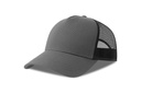 Czapka z Daszkiem Trucker Bawelna Organiczna Recykling Poliester AT535 - Grey & Black