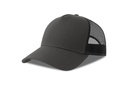 Czapka z Daszkiem Trucker Bawełna Organiczna Recykling Poliester AT535 - Dark Grey & Black