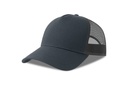 Czapka z Daszkiem Trucker Bawelna Organiczna Recykling Poliester AT535 - Navy & Dark Grey