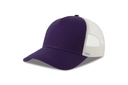 Czapka z Daszkiem Trucker Bawelna Organiczna Recykling Poliester AT535 - Purple & White