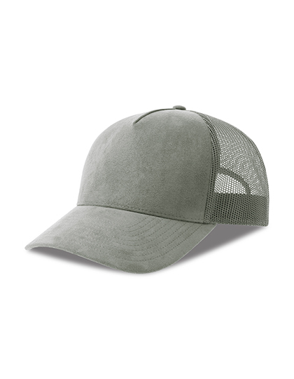 Czapka Z Daszkiem Trucker Poliester Recykling AT536 - Grey