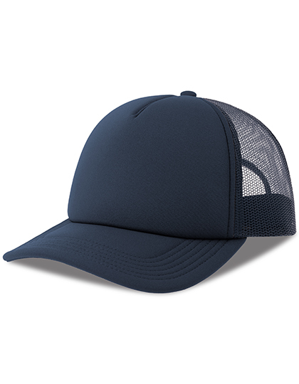 Czapka Z Daszkiem Siateczkowa Z Recyklingu AT537 - Navy & Navy