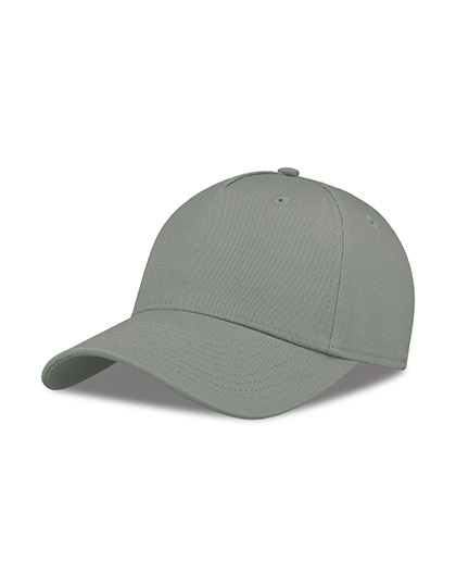 Czapka Klasyczna Bawelna Organiczna Recykling AT539 - Light Grey