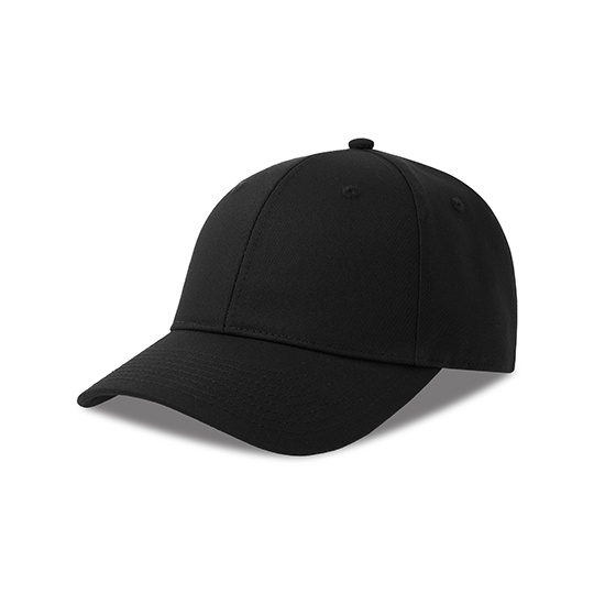 Czapka z daszkiem Bawelniana Organiczna Recyklingowana AT697 - Black