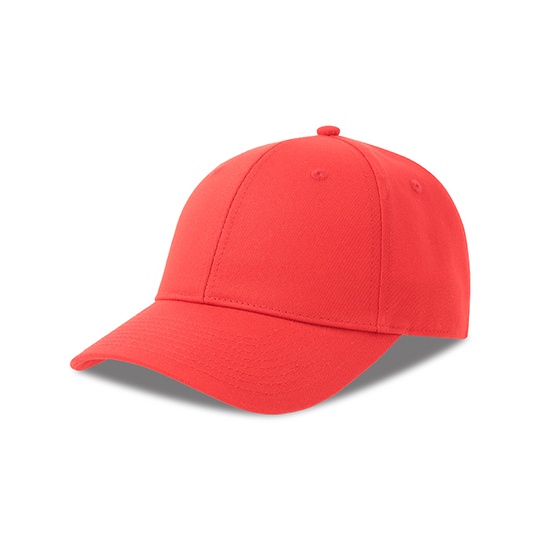 Czapka z daszkiem Bawelniana Organiczna Recyklingowana AT697 - Red
