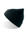 Czapka Beanie z Wywinietym Mankietem Poliester z Recyklingu AT810 - Navy