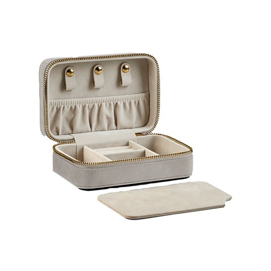 Etui na bizuterie Aksamitne z przegrodami BG710 - Moonstone