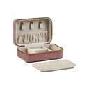 Etui na bizuterie Aksamitne z przegrodami BG710 - Rose Quartz
