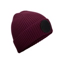 Czapka z łatką CB332R - Burgundy & Black