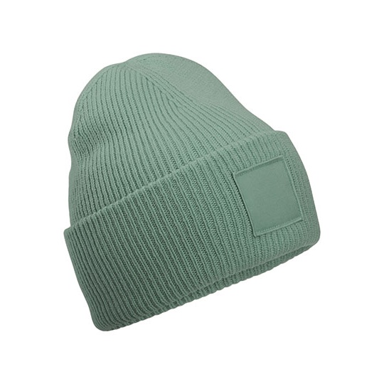 Czapka Prazkowana Poliester z Recyklingu CB336R - Dusty Green