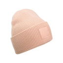 Czapka Prazkowana Poliester z Recyklingu CB336R - Peach