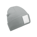 Czapka z naszywka CB337R - Ash & White