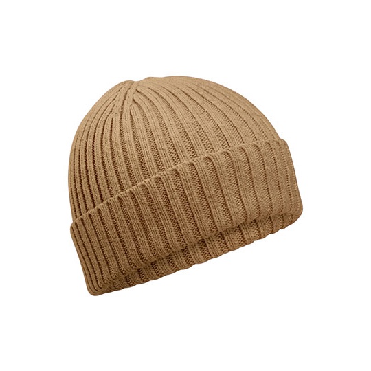 Czapka Dziecieca Bawelna Organiczna Prazkowana CB341B - Biscuit