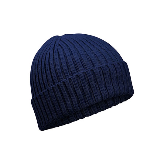 Czapka Dziecieca Bawelna Organiczna Prazkowana CB341B - Oxford Navy