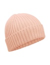 Czapka Dziecięca Bawełna Organiczna Prazkowana CB341B - Peach