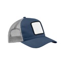 Czapka Truckerka 5-panelowa Bawelniano-poliestrowa CB636 - Slate Blue & Light Grey