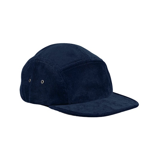 Czapka 5-panelowa Bawelna Organiczna Sztruks CB679 - Oxford Navy