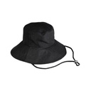 Kapelusz Przeciwsloneczny Nylon Recyklingowy Wodoodporny CB788R - Black