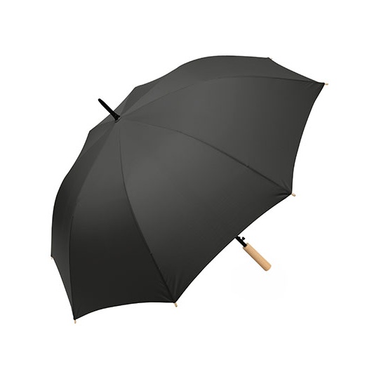 Parasol Automatyczny z Drewniana Raczka waterSAVE FA2304WS - Black