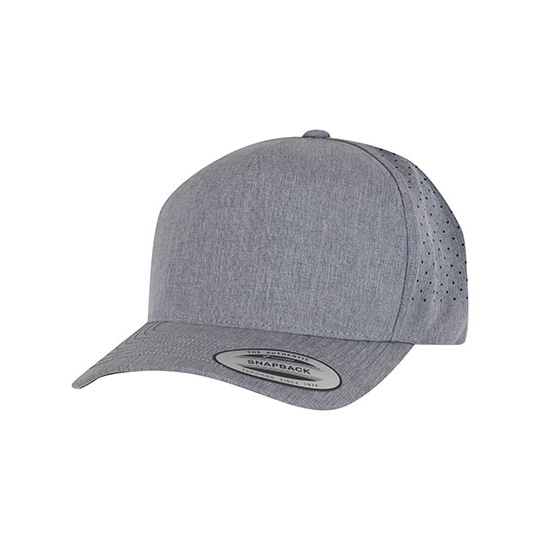 Czapka snapback 5-panelowa FX5389AP - Heather Grey
