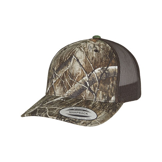 Czapka trucker moro z siatka FX6606RC - Edge