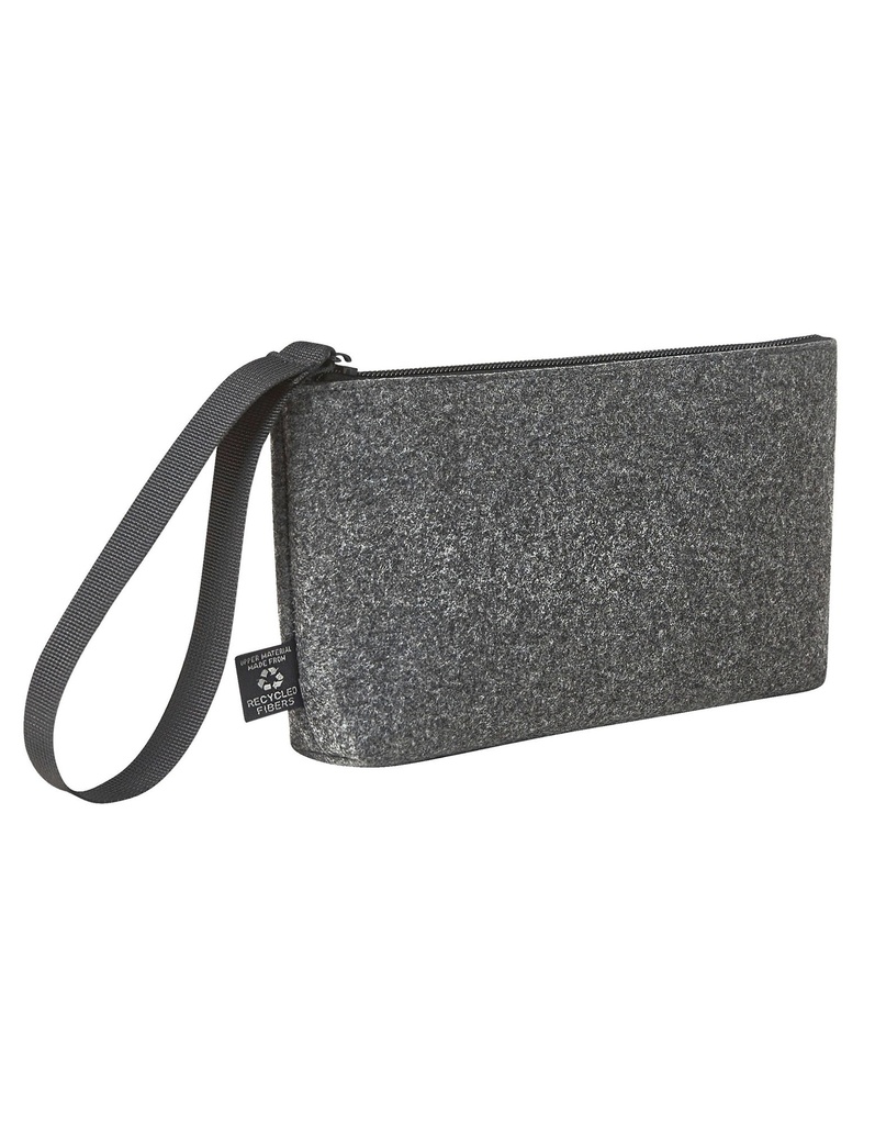 Filcowa saszetka na zamek HF18045 - Anthracite