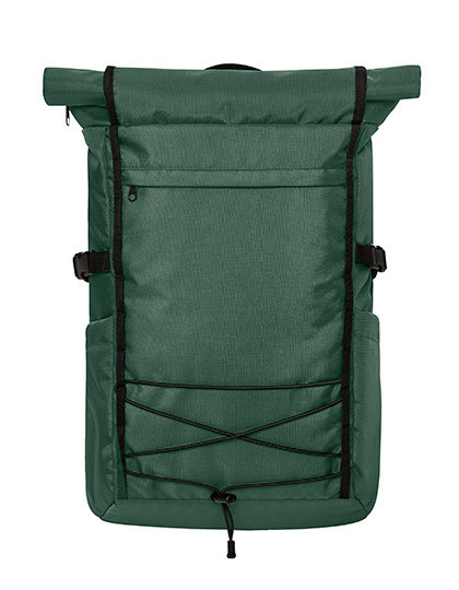 Plecak Rolltop rPET na Laptopa HF18048 - Green-Gray
