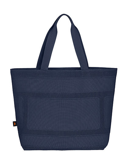 Dzianinowa torba shopper z organizerem HF18055 - Navy