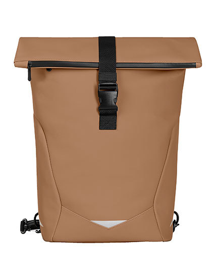 Plecak rowerowy wodoodporny ze zwijaną górą HF18063 - Caramel
