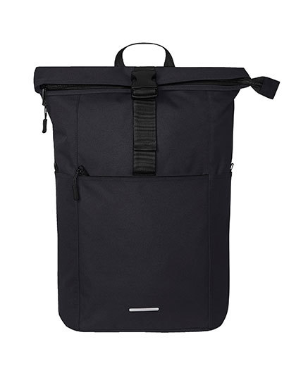 Plecak Miejski Zwijany Z Recyklingu HF18064 - Black