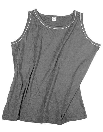 Tank Top Meski Klasyczny Bawelniany Dzersej HY7000 - Heather Grey