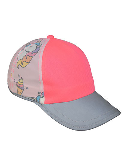 Czapka dziecieca KX059 - Pink & Unicorn