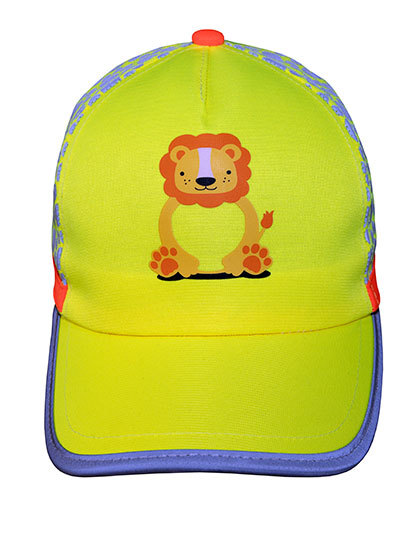 Czapka Baseball Dziecieca Poliester z Nadrukiem KX174 - Lion Yellow
