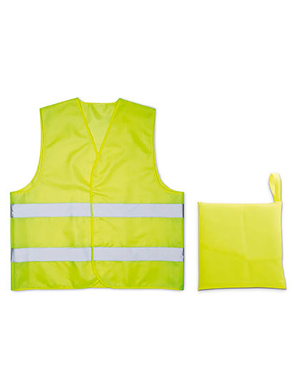 Kamizelka Ostrzegawcza Odblaskowa Poliestrowa L04288 - Neon Yellow