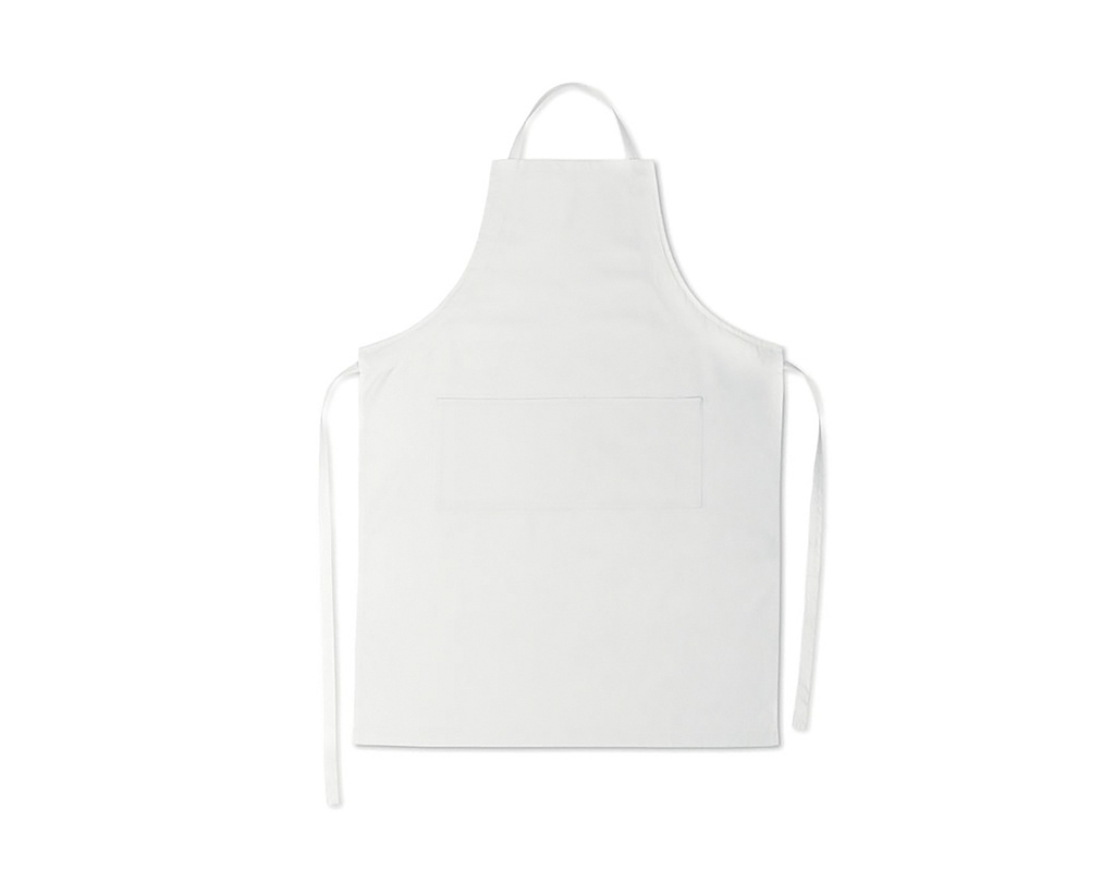 Fartuch Kuchenny Poliester Bawelna L04341 - White