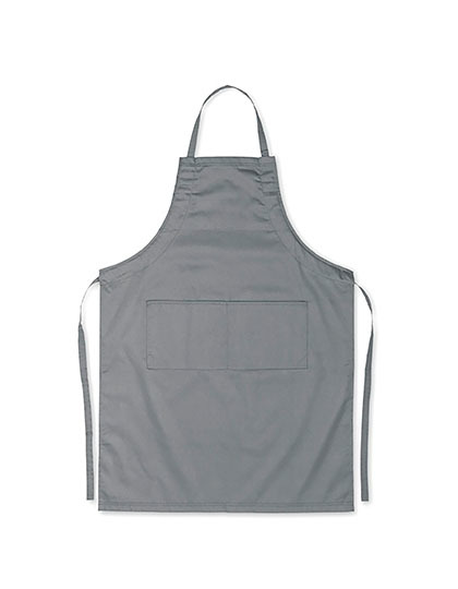 Fartuch Kuchenny Poliester Bawelna L04341 - Dark Grey (Solid)