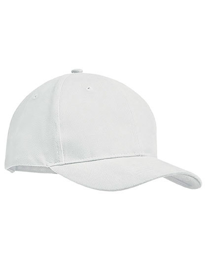 Czapka 6-panelowa Bawełniana LC04343 - White