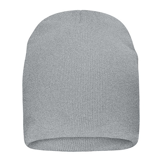 Czapka dzianinowa MB7410 - Light Grey Melange