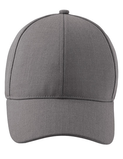 Czapka Szesciopanelowa Wyprofilowany Daszek NB3204 - Gray Melange