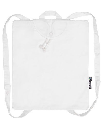 Plecak Lekki Bawelna Diagonalna NE90070 - White