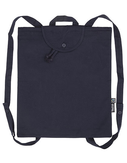 Plecak Lekki Bawelna Diagonalna NE90070 - Navy