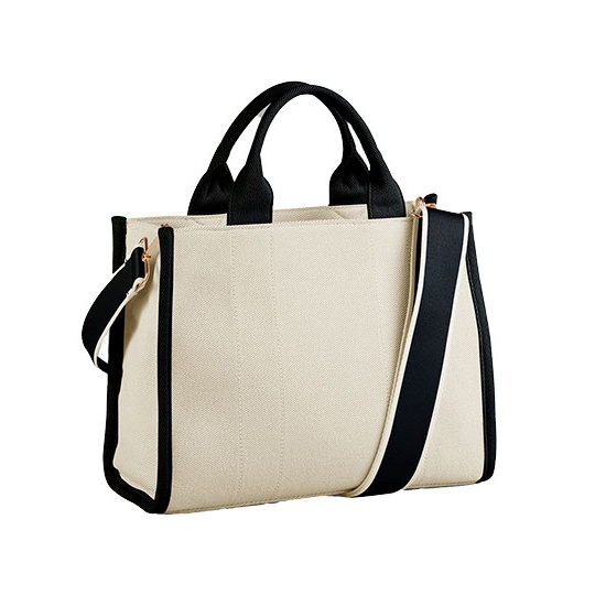 Torba Średnia QD632 - Natural & Black