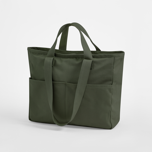 Torba Plocienna Bawelniana Wytrzymala WM604 - Olive Green