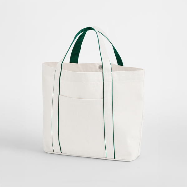 Torba Srednia WM950 - Soft White & Bottle Green