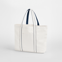 Torba Duza Bawelna Recykling Poliester WM952 - Soft White & French Navy