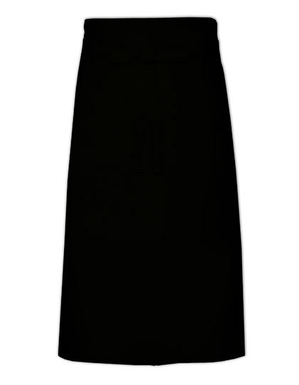 Fartuch Kucharski Diagonalny Dekatyzowany X70140 - Black