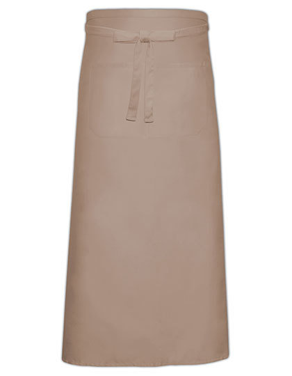Fartuch kuchenny XXL z kieszenia X70140P - Sand